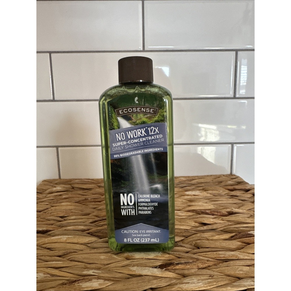 Melaleuca EcoSense No Work 12X Concentrated Daily Shower Cleaner 8 Fl‎ Oz New